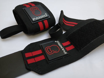 WRIST WRAPS BLACK-RED