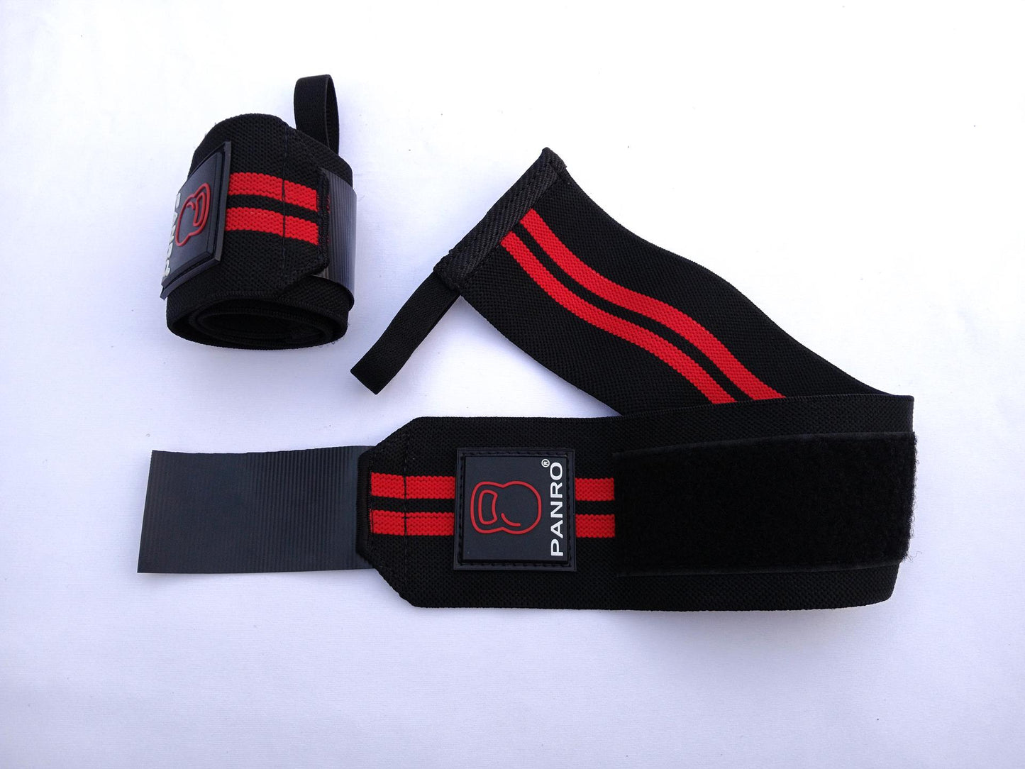 WRIST WRAPS BLACK-RED