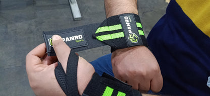 WRIST WRAPS BLACK-GREEN