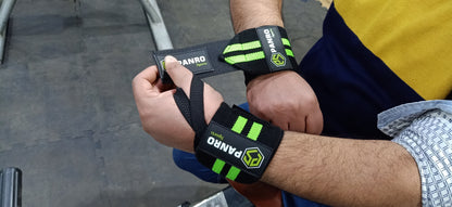 WRIST WRAPS BLACK-GREEN