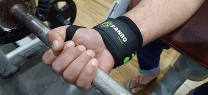 WRIST WRAPS BLACK-GREEN