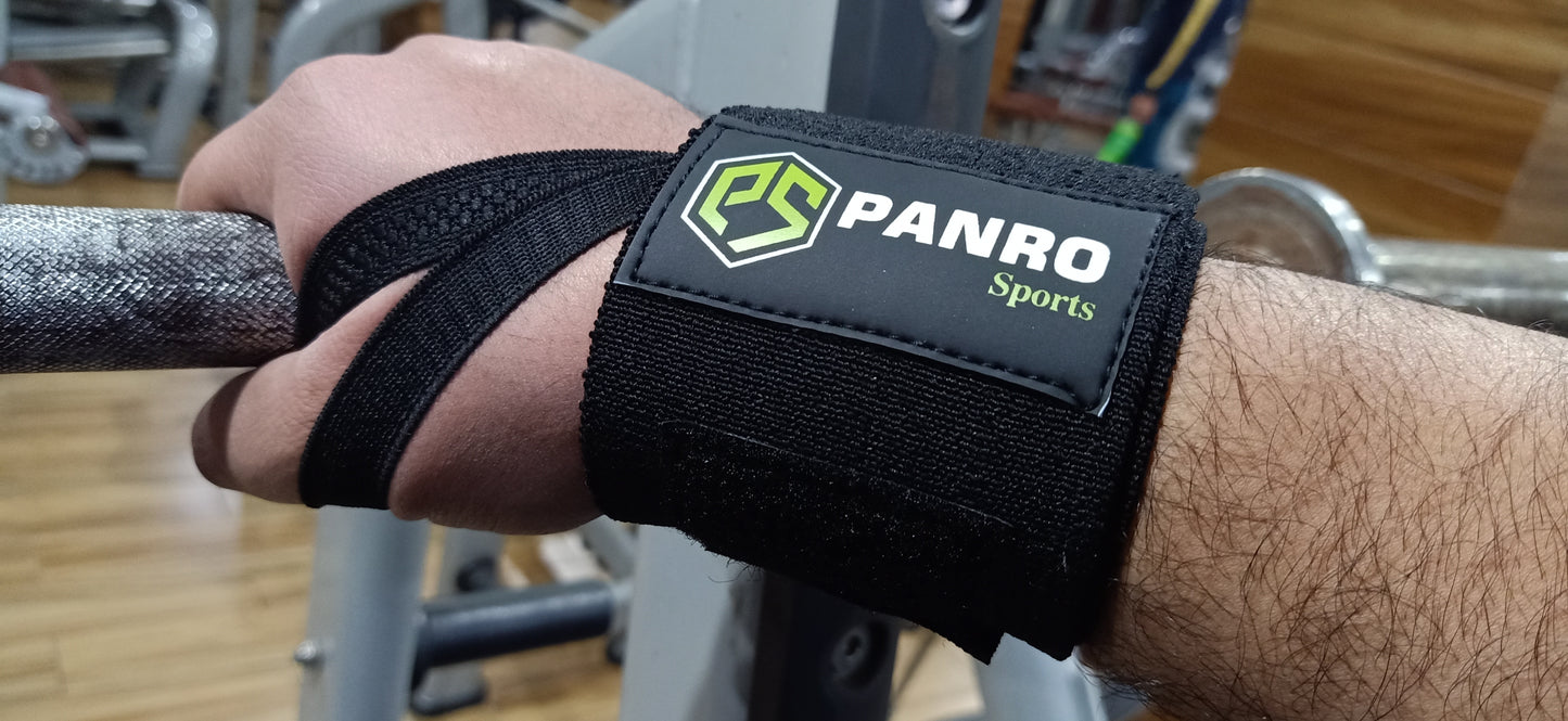 WRIST WRAPS BLACK-GREEN