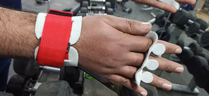 PALM PROTECTORS LEATHER WHITE