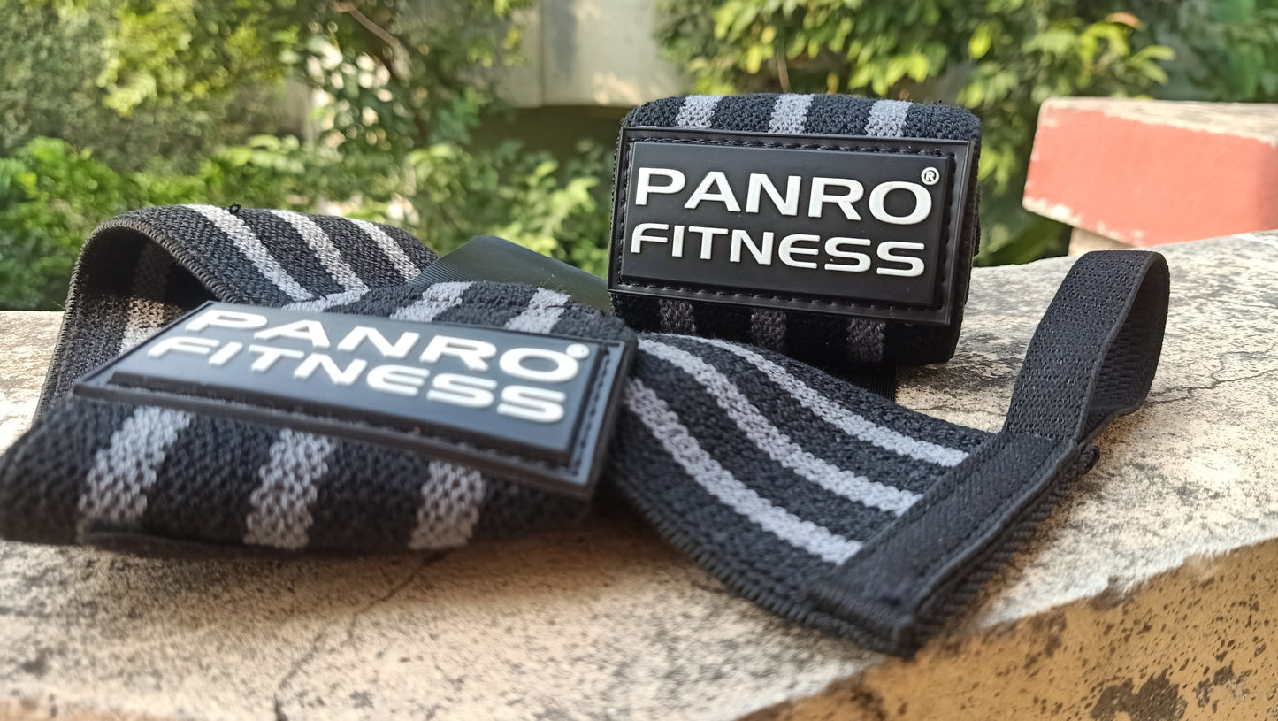 WRIST WRAPS BLACK-GREY