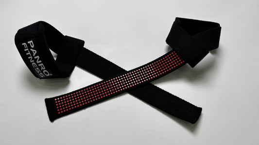 Lifting Straps Red Dotted