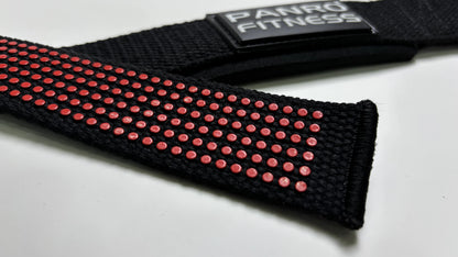 Lifting Straps Red Dotted