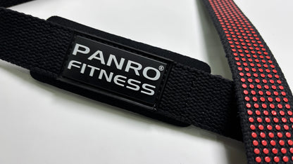 Lifting Straps Red Dotted