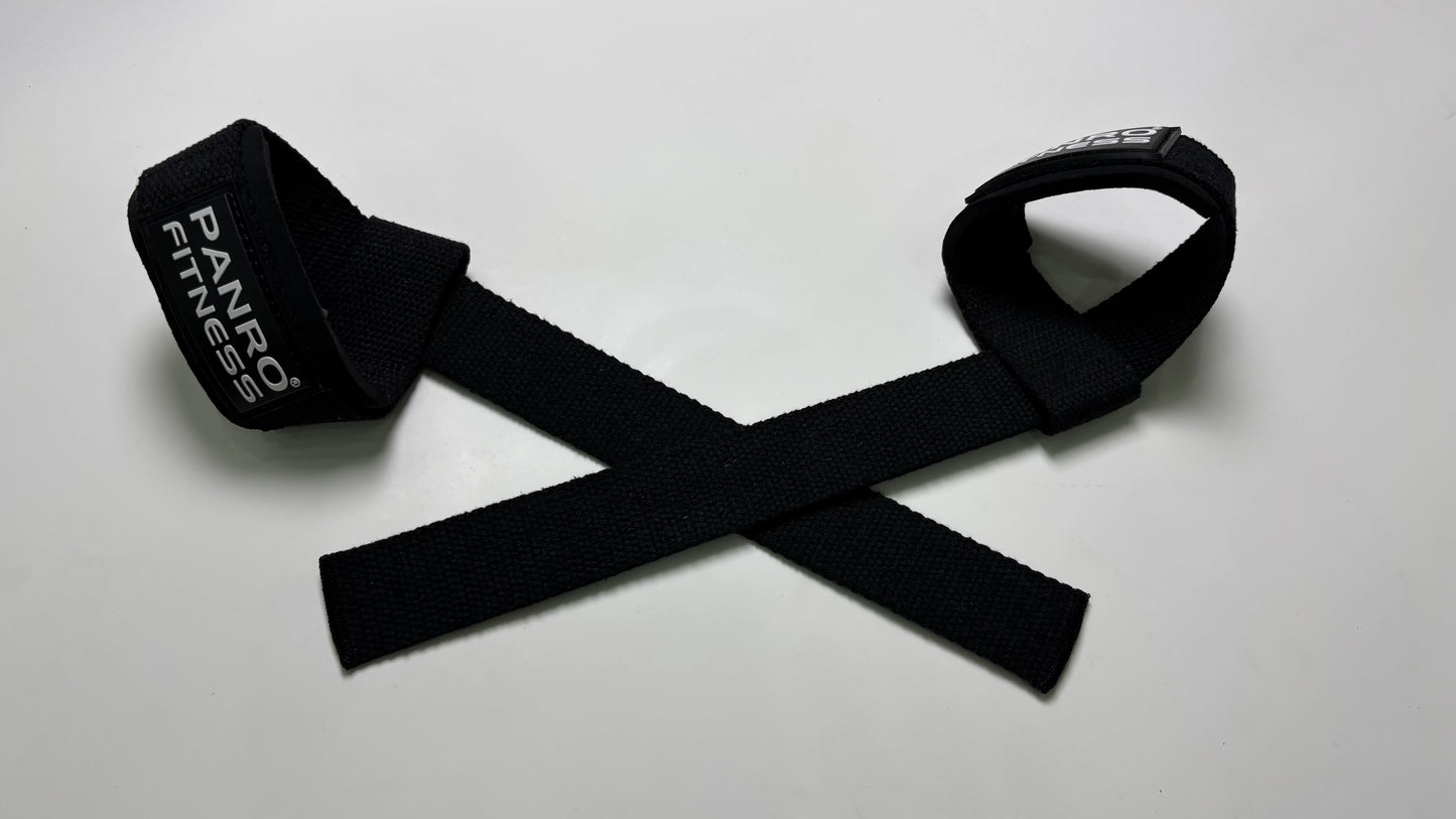 Lifting Straps Black Dotted