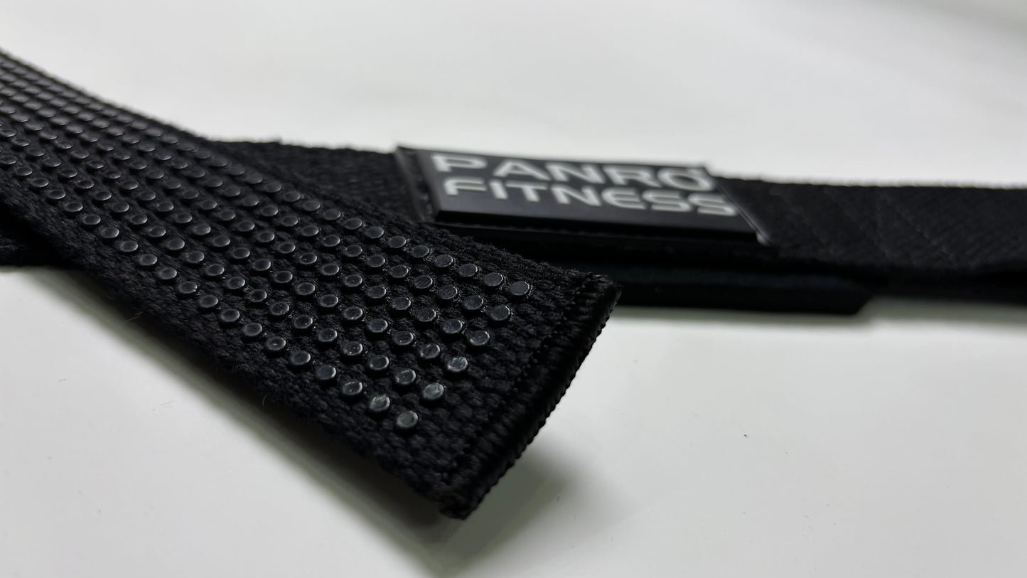 Lifting Straps Black Dotted