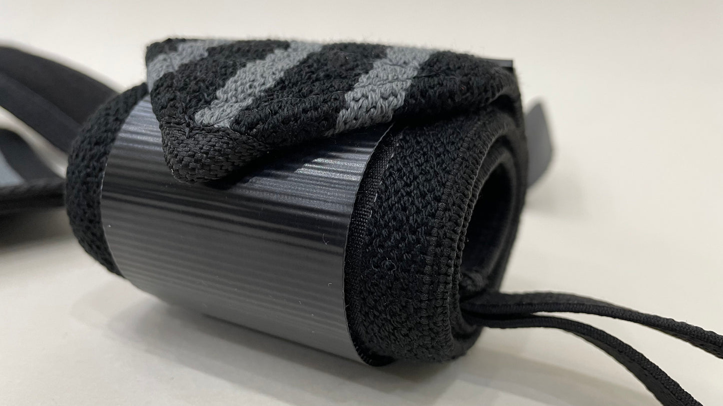 WRIST WRAPS BLACK-GREY